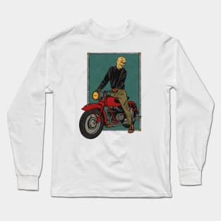 Demon Motorcycle Enthusiast Long Sleeve T-Shirt